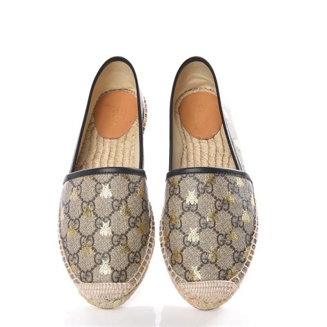 Gucci GG Supreme Bees Espadrille 